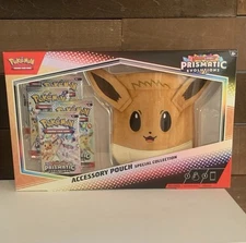 Pokemon TCG Prismatic Evolutions Eevee Accessory Pouch Special Collection Sealed