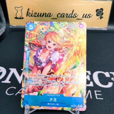 Nami OP11-054 SR Parallel A Fist of Divine Speed ONE PIECE Card Japanese
