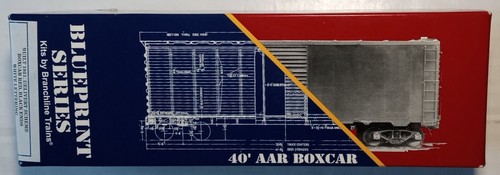 Branchline Blueprint #1433A 40' 6' puertas AAR Box Car Texas & Pacific #41137 KIT NUEVO EN CAJA | Zustand: New