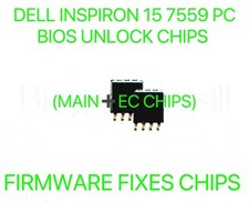 DELL INSPIRON 15 7559 PC, ADMIN NO PASSWORD FIRMWARE FIXES BIOS CHIP MAIN EC