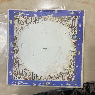 THE CURE - JUST LIKE HEAVEN - 7  White Vinyl 1987 UK Fiction Records EX/EX 