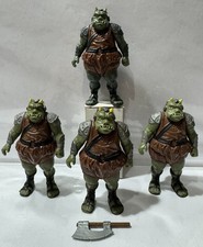 Vintage Kenner Star Wars ROTJ 1983 Gamorrean Guard Army Lot of 4 Loose + OG Axe
