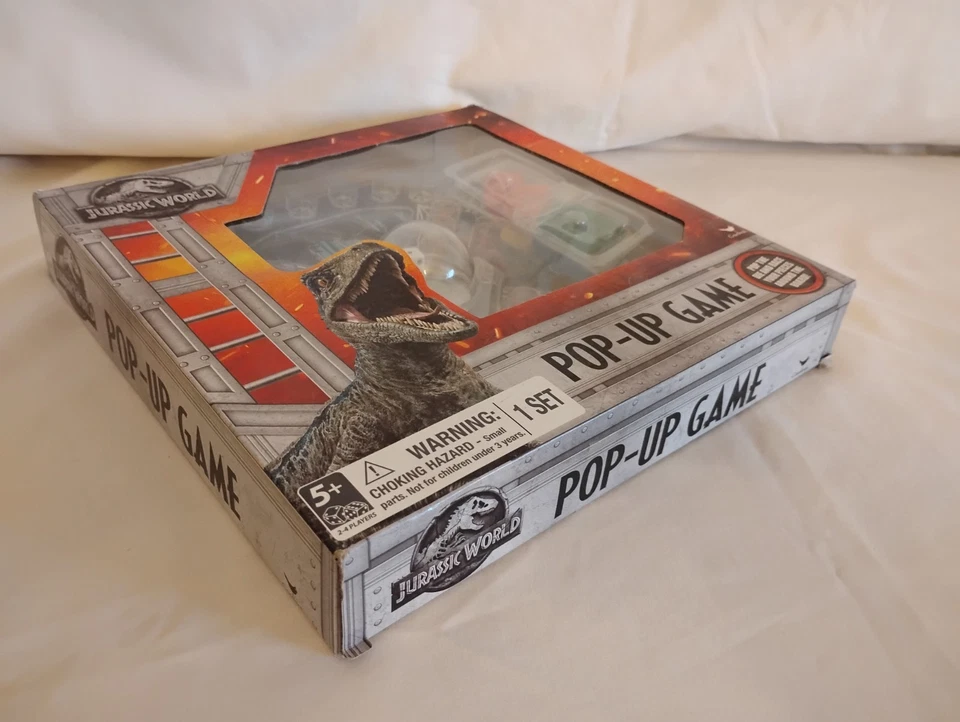 Jurassic World 弹出式游戏 - 全新带盒 - 从未玩过! — 第 3/4 张图片