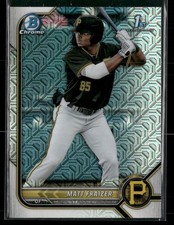 2022 Bowman #BCP-91 Matt Fraizer Chrome Prospects Mojo Refractors