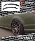 Carbon Fibre Rear Wheel Arch Trims Set fits Mercedes W204 C-Class C250 C350 C63