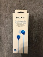 Sony MDR-EX15LP In-Ear Earbud Stereo Headphones- Blue