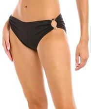 Carmen Marc Valvo Women's Standard High Waist Bikini Bottom Small NWT