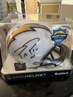 Riddell Mini Helmet San Diego Chargers Signed Philip Rivers