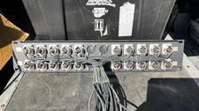Custom Audio I/O XLR Patch Panel 4-Inputs & 16-Outputs Never Used
