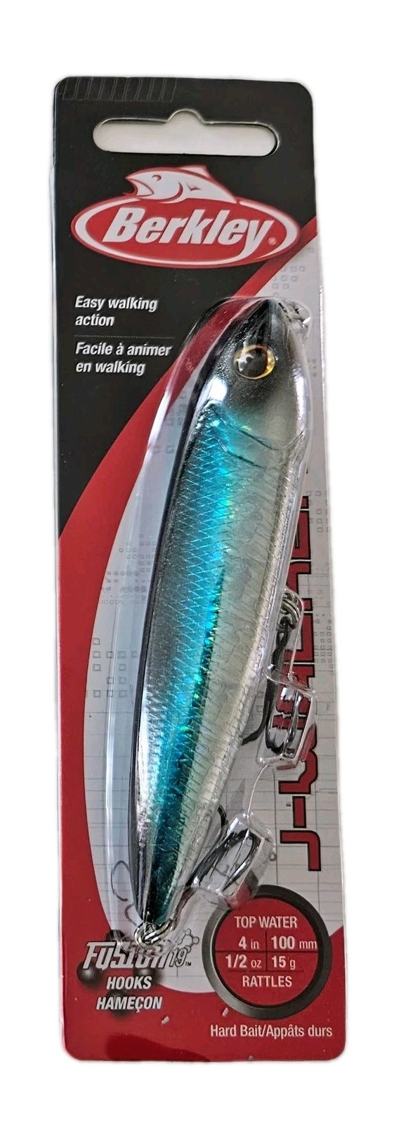 (Set of 5) Berkley J-Walker 100 Topwater Lures 1/2 oz, 4" 5 Colors In Set New - Image 7