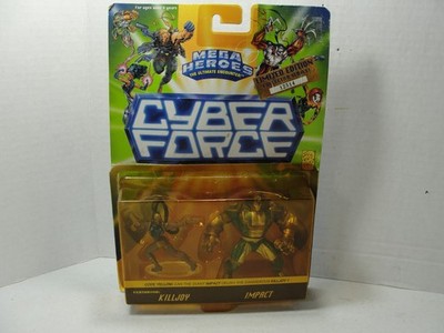 Cyber Force Action Figures Mega Heroes The Ultimate Encounter Limited Edition ..