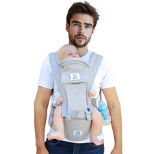 6-in-1 Baby Carrier Newborn to , Adjustable Carrier with Detachable Hip Seat ...