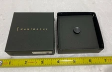 NANIGASHI Shutter Release Button BRASS BLACK  ' LARGE '  L Size