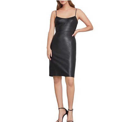 Bcbcmaxazaria Dress Faux Leather Dress Size 8 Retails For $278
