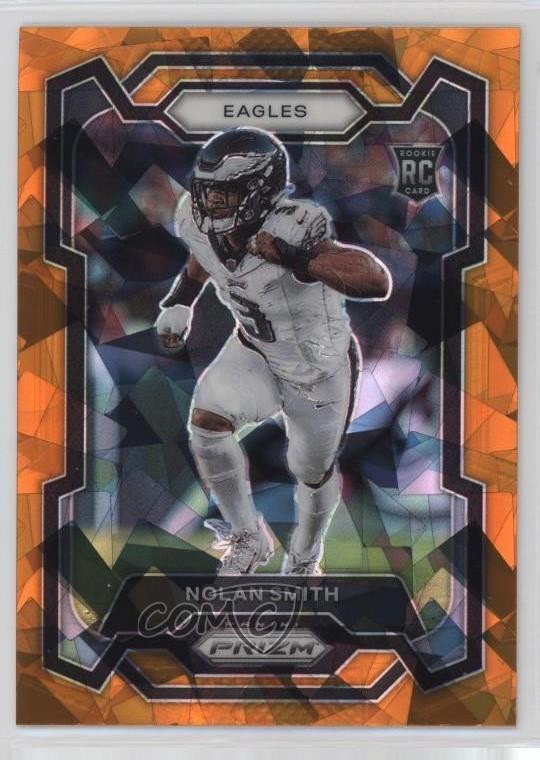 2023 Panini Prizm Rookies Orange Ice Prizm Nolan Smith #382 Rookie RC 1i5d