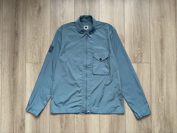 Men Pretty Green Windbreaker Green Nylon 38