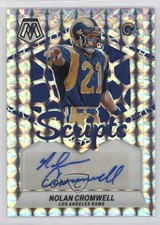 2024 Panini Mosaic Scripts Nolan Cromwell #SC-NCL Auto 5n0