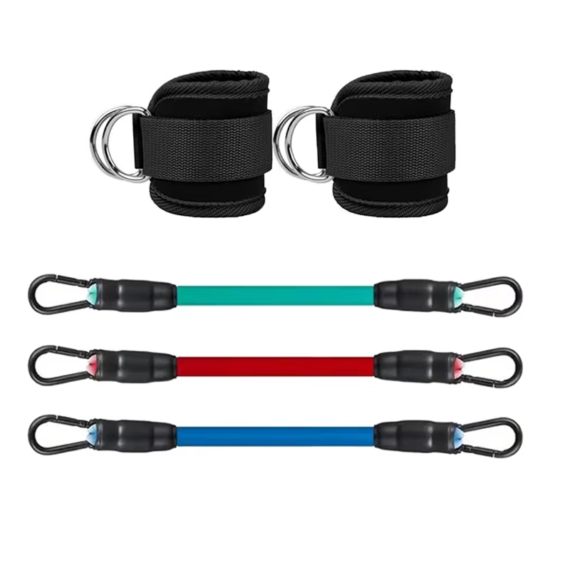 Ankle Straps Resistance Bands Set Fitness Workout Exercise Equipment Ankle Weigh