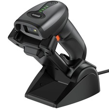 Symcode Industrial Bluetooth QR Barcode Scanner 2D 1D Wireless Charging Stand