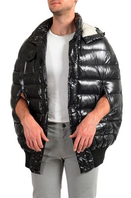 Moncler Men's ''Nevers'' Navy Hooded Down Vest Cape Jacket Moncler sz 1 US XS