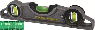 STANLEY 43-609I 9-inch Aluminium Fatmax Xtreme Magnetic Torpedo Level Premium