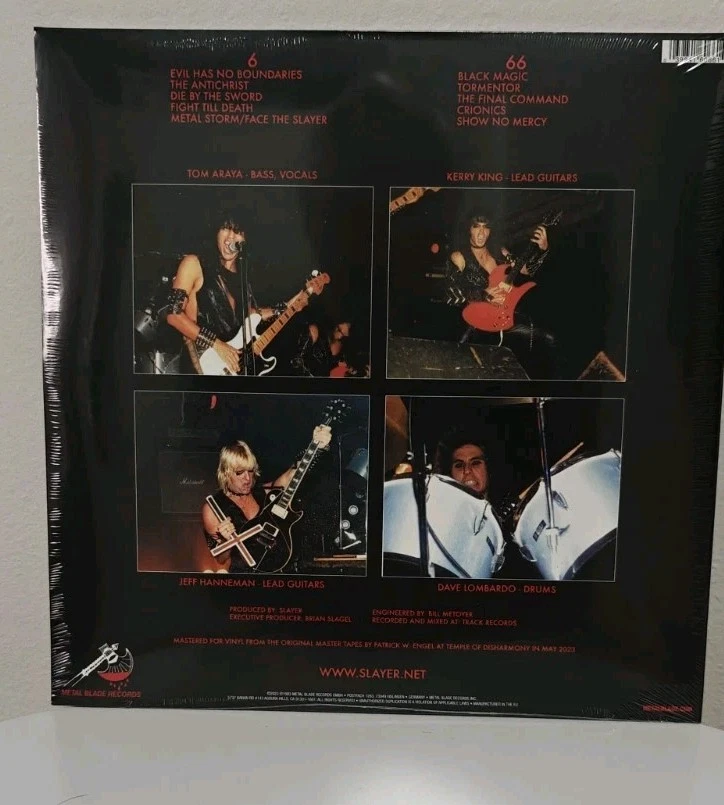 Slayer - Show No Mercy LP liquid blood filled Vinyl #002 / 270 ***RAR*** - Bild 3 von 3