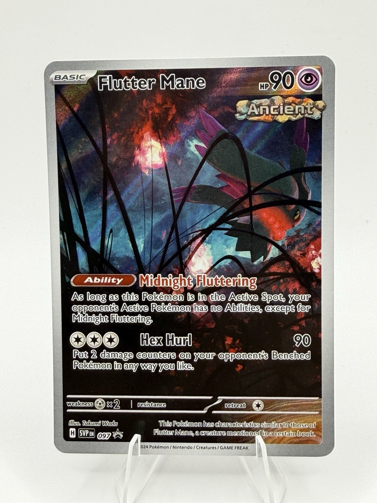Pokemon TCG Flutter Mane 097 SV Scarlet & Violet Promo Holo EN Basic 90HP