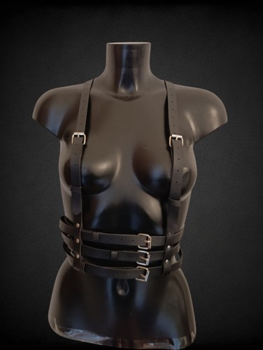 Body Brustgeschirr Mieder Harness Geschirr Fetisch Bondage Bdsm Sexy Cosplay Top - Bild 2 von 13