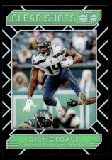 2020 Panini Illusions #4 DK Metcalf Clear Shots Emerald