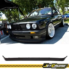 Fits 84-92 BMW E30 3 Series M-T Style Front Bumper Lip Spoiler Splitter PU