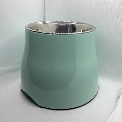 Super Elevated Dog Bowl [Prevention Vertebrae Disease] Non-Slip L Mint/seafoam