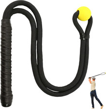 Golf Swing Rope Training Aid, Fitness Equipment Trainer with Ball on for Practic