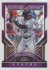 2015 Panini Elite Extra Edition Status Purple Die-Cut 4/150 Daniel Carbonell 0q3