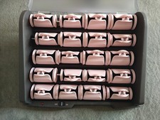 Remington T Studio Collection H-2050 Hot Rollers 20 Hair Curlers With Clips