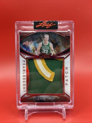 2025 Leaf Pearl Larry Bird #PP-16  Pearlescent Patch Relic /2
