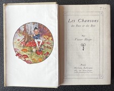 Livre ancien Les chansons des rues et des bois Victor Hugo Années 1930