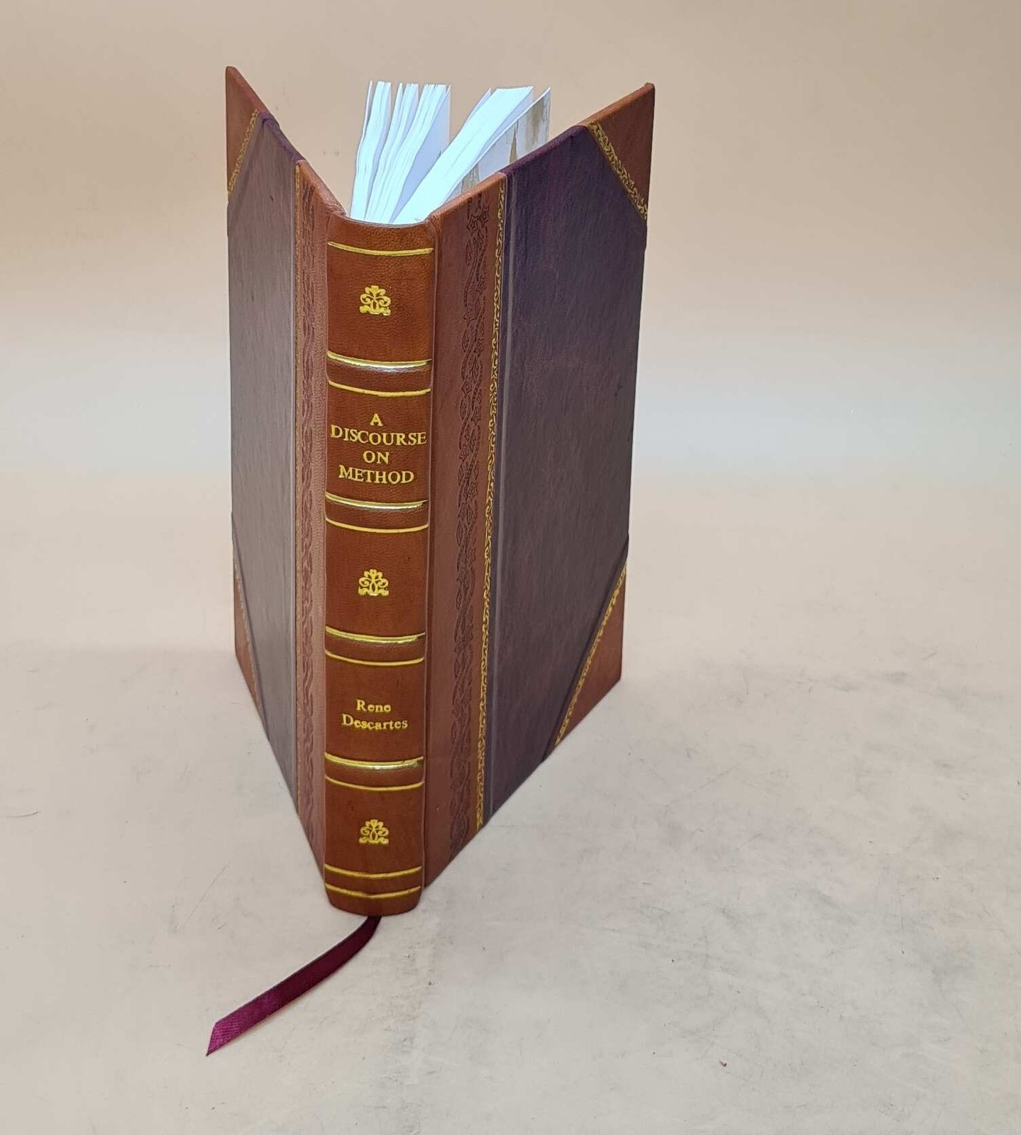 A Discourse On Method 1929 By Descartes, Rene? [Leather Bound]