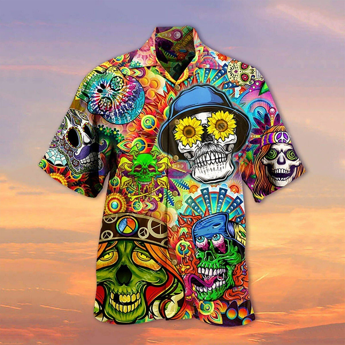 Marca 2025 calavera camisas