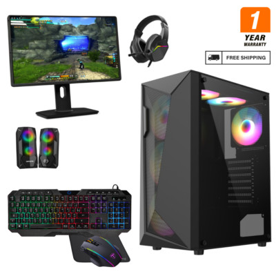 Schneller Gaming PC Bundle Core i5 16GB Ram SSD+HDD 4GB GT730 22 Zoll LIEFERUNG AM NÄCHSTEN TAG