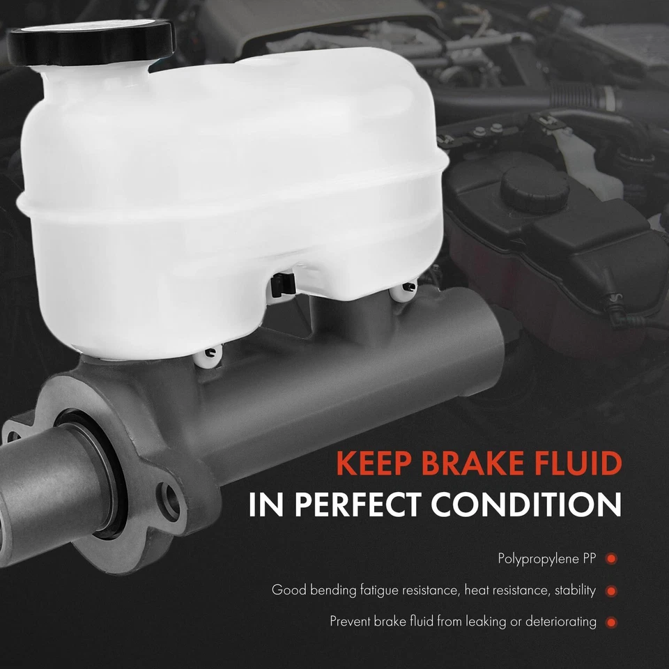 Главный тормозной цилиндр с резервуаром для Chevy Silverado 1500 GMC Sierra 1500 HD - Изображение 3 из 4