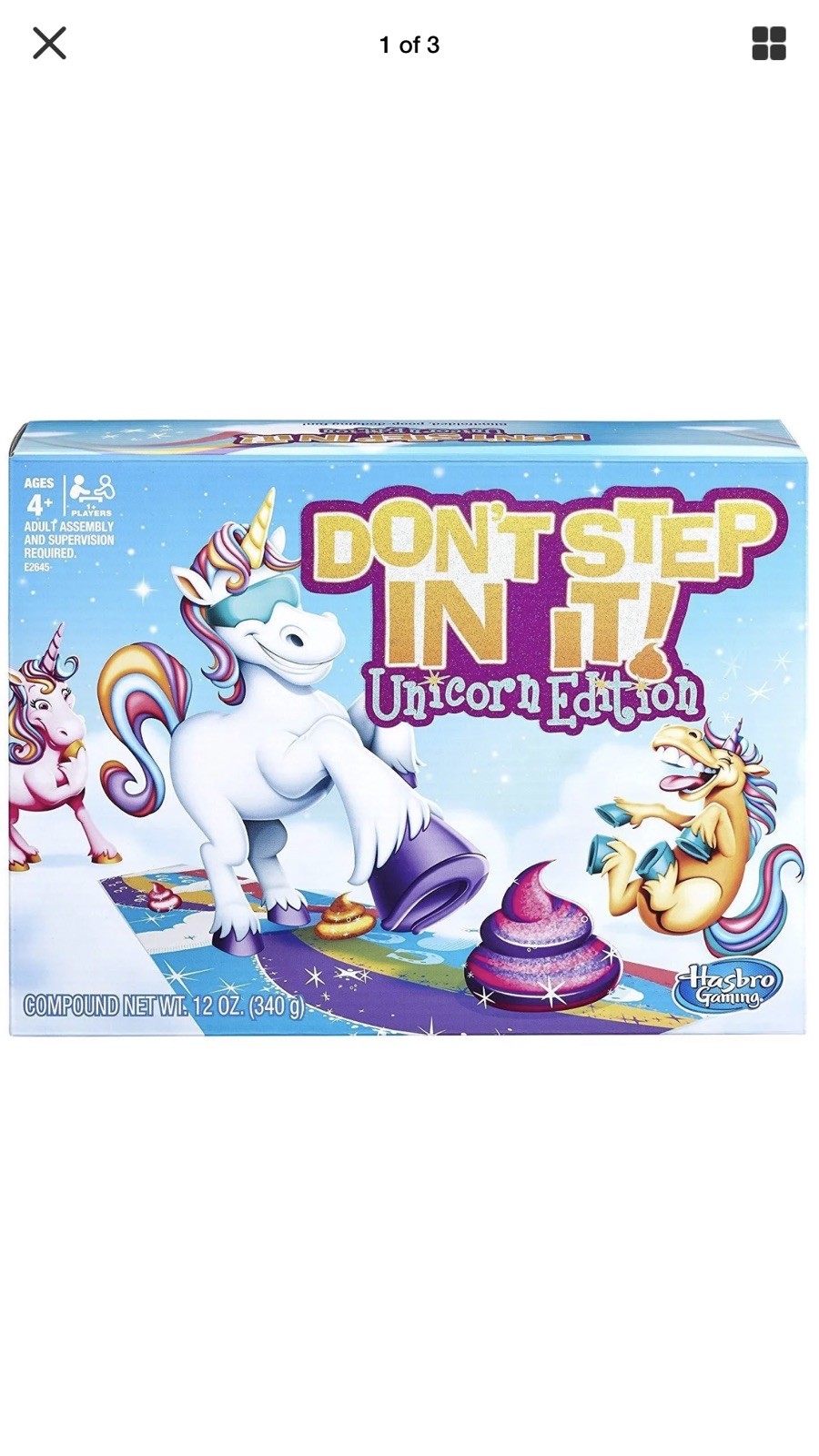Hasbro Don’t Step In It Game (Unicorn Edition ) Amazon Exclusive In Hand Hasbro Don’t Step In It Game (Unicorn Edition ) Amazon Exclusive In Hand