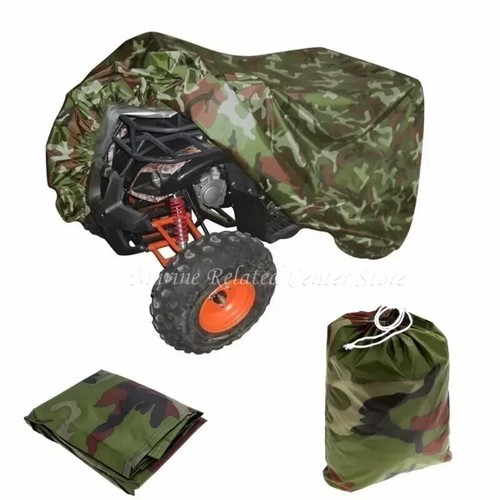 190T Waterproof Quad Bike ATV Cover Motorcycle Scooter Kart Motorbike Cover - Picture 2 of 35