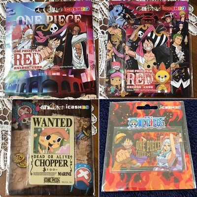 Taiwan ONE PIECE iCASH2.0 EASY CARD Luffy Uta Shanks Chopper etc