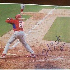 daniel brito signed 8x10 autographed photo picture philadlephia phillies auto