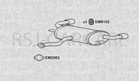Klarius HY200X Auspuff EndschalldäMpfer Heckbox Tucson 2.0CDRI 4WD 04-09