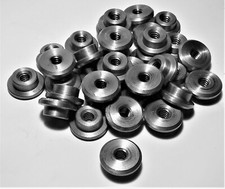 Weld Bung 1/4-20 Thread 1018 Billet Steel CNC Machined Tubing Fabrication 2 PCS