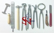 Horse Farrier Tool Kit Grooming 9 Pieces Complete Tools Kit