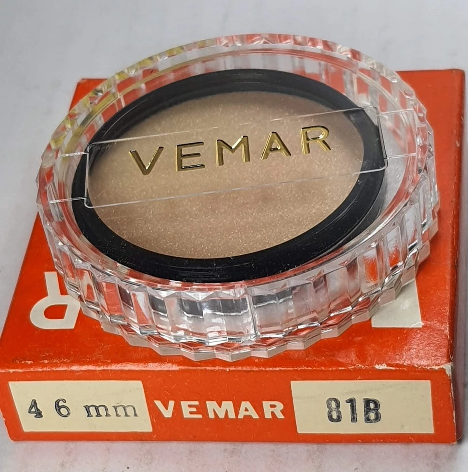 Genuine 46mm 81B 81-B 81 B Color Warming Glass Lens Filter Japan 46 mm Warm tone - Image 3 of 4