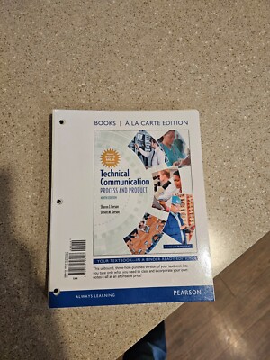 Technical Communication: Process and Product, MLA Update (9th Edition) Paperback