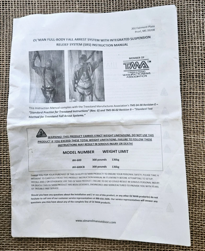 New 2011 JF MAM JasonD Full Body Harness/Fall Arrest System W/ Suspension Relief - Image 2 of 3